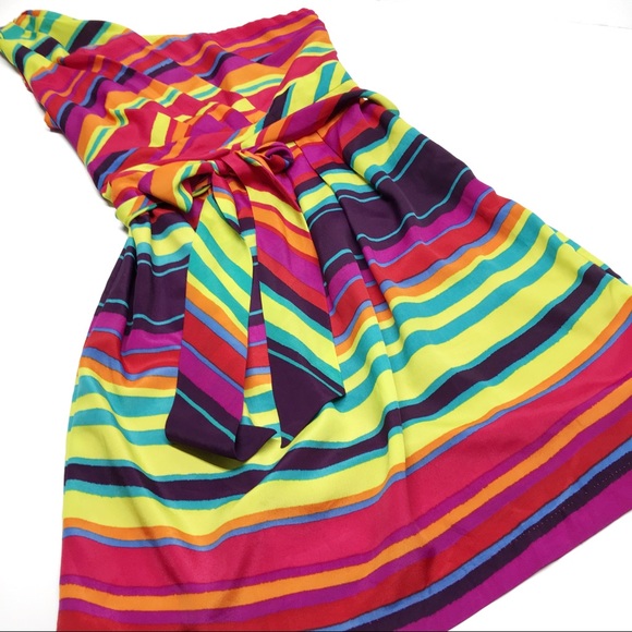 Maurices Dresses & Skirts - • Maurices Striped One Shoulder Summer Dress O9